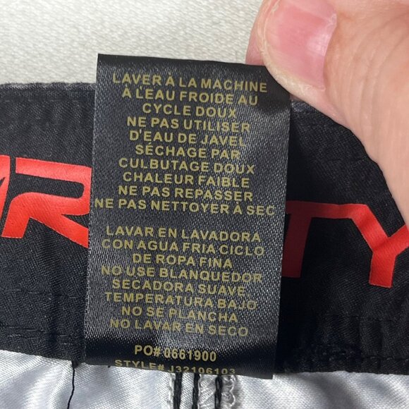 Rusty Mens Gray & Red Checkered Board Shorts Size 30 Pockets NWT Comfortable - Picture 12 of 16